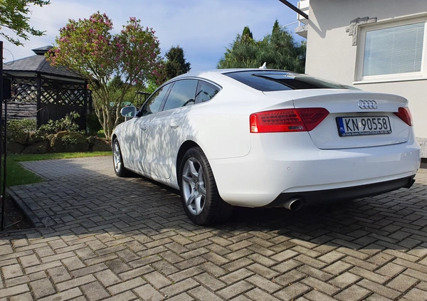 Audi A5 cena 56900 przebieg: 223800, rok produkcji 2012 z Lędziny małe 326